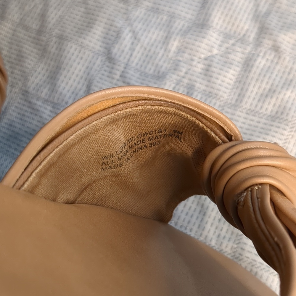 Steve Madden Willow Knot Slide Sandals In Nude - Picture 15 of 16